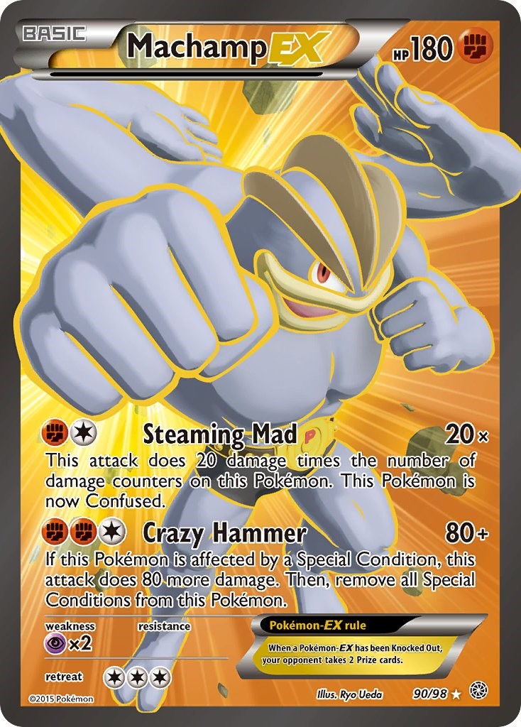 Machamp EX (90 Full Art) [AOR - 90/98]