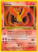 Moltres (27) 027  - Unlimited Fossil - Rare