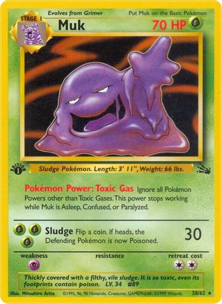 Muk (28) 028/62  - Unlimited Fossil - Rare