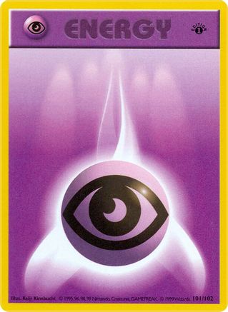 Psychic Energy 101/102  - Unlimited Base Set Shadowless - Common
