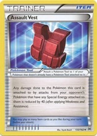 Assault Vest 133/162  XY  BREAKthrough - Uncommon