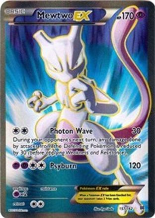 Mewtwo EX (157 Full Art) 157/162  - Holofoil XY  BREAKthrough - Ultra Rare