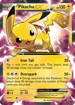 Pikachu EX XY84  - Holofoil XY Promos - Promo