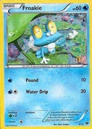 Froakie 004/12  - Holofoil McDonalds Promos 2014 - Promo