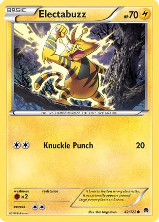 Electabuzz 042/122 XY  BREAKpoint - Common