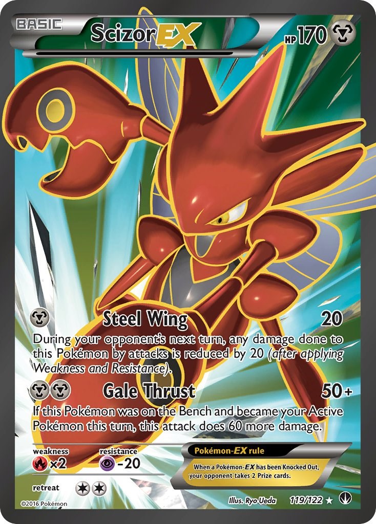 Scizor EX Full Art [BKP - 119/122]