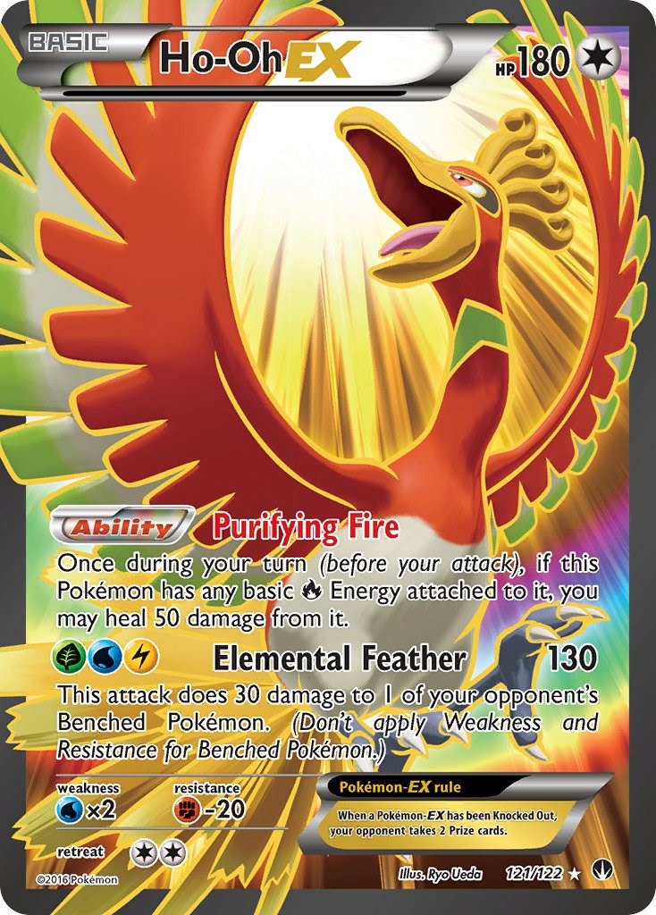 Ho-Oh EX (Full Art) [BKP - 121/122]