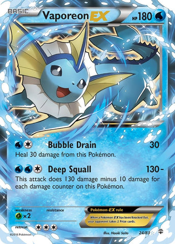 Vaporeon EX [GEN - 24/83]