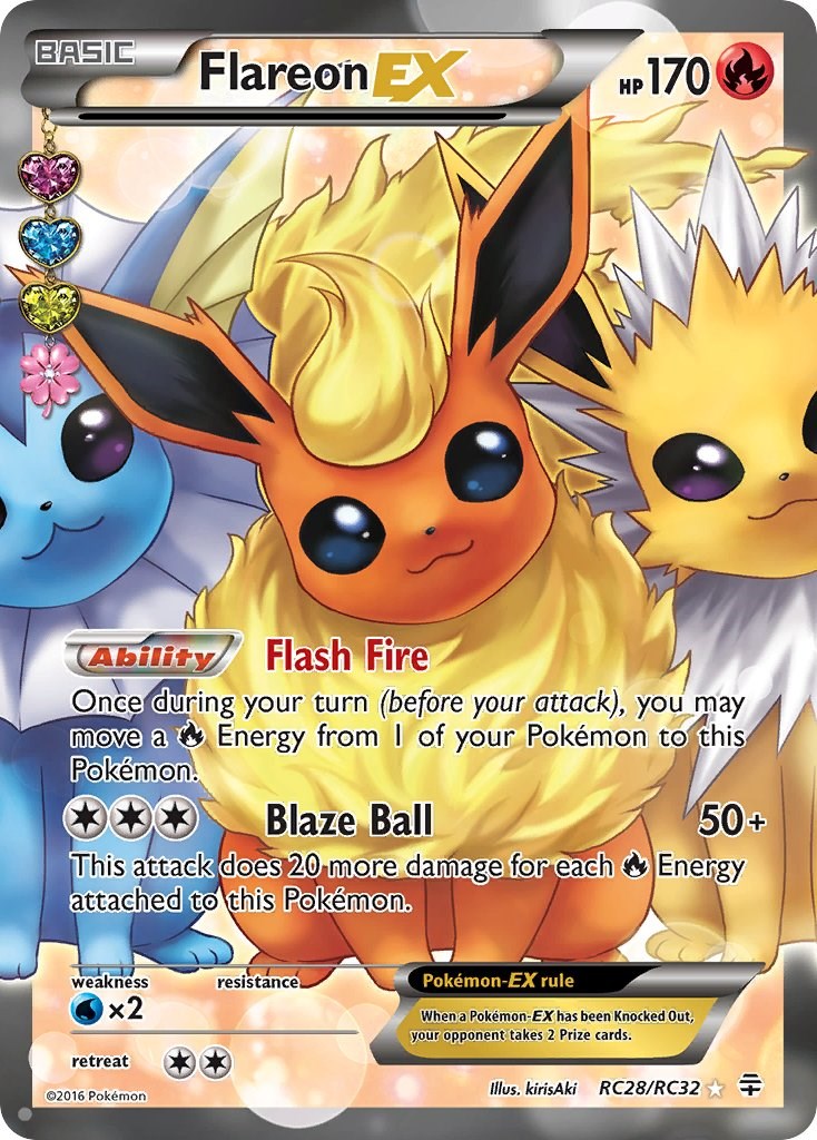 Flareon EX (Full Art) [GEN - 032]