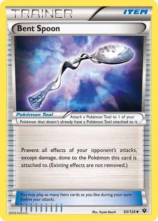 Bent Spoon 093/124 XY  Fates Collide - Uncommon