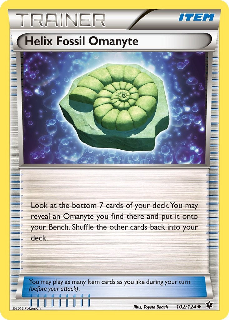 Helix Fossil Omanyte [FCO - 102/124]