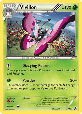 Vivillon XY137  - Holofoil XY Promos - Promo