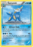 Samurott 032  XY  Steam Siege - Rare
