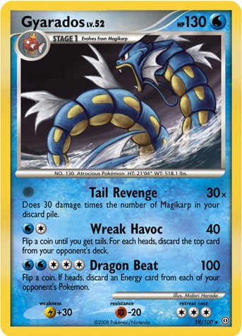 Gyarados - 19/100 (DP Stormfront) [PR - 019/100]