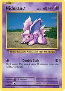 Nidoran M 043/108  - Reverse Holofoil XY  Evolutions - Common