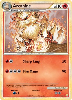 Arcanine - 1/123 (HeartGold & SoulSilver) [PR - 001/123]