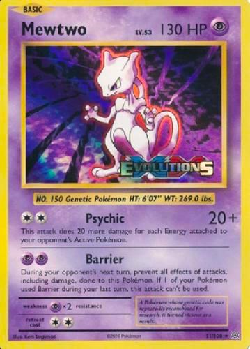 Mewtwo (XY Evolutions Prerelease) [PR - 51/108]