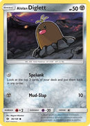 Alolan Diglett 086/149  - Reverse Holofoil SM Base Set - Common