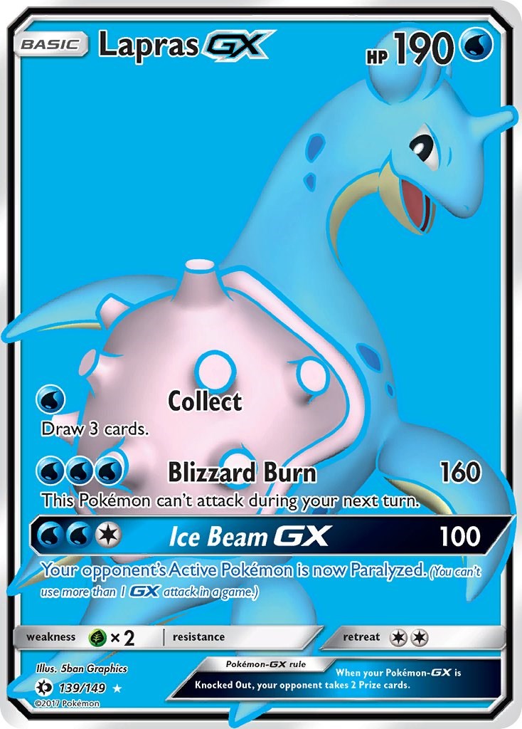 Lapras GX (Full Art) [SM01 - 139/149]