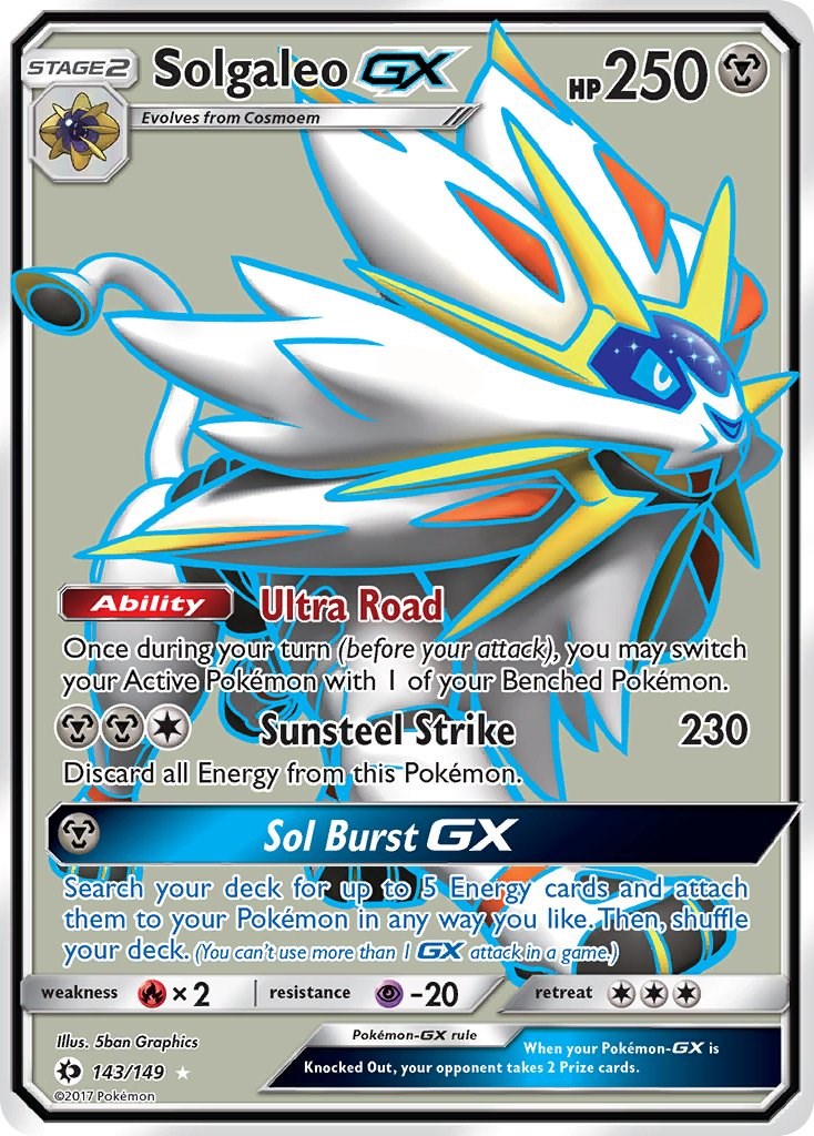 Solgaleo GX Full Art [SM01 - 143/149]