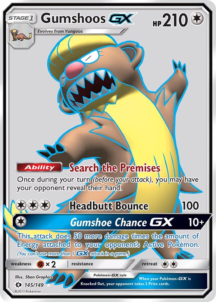 Gumshoos GX (Full Art) [SM01 - 145/149]