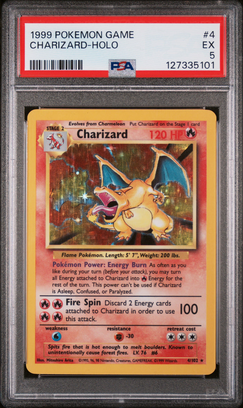 PSA 5 - Charizard Base Set