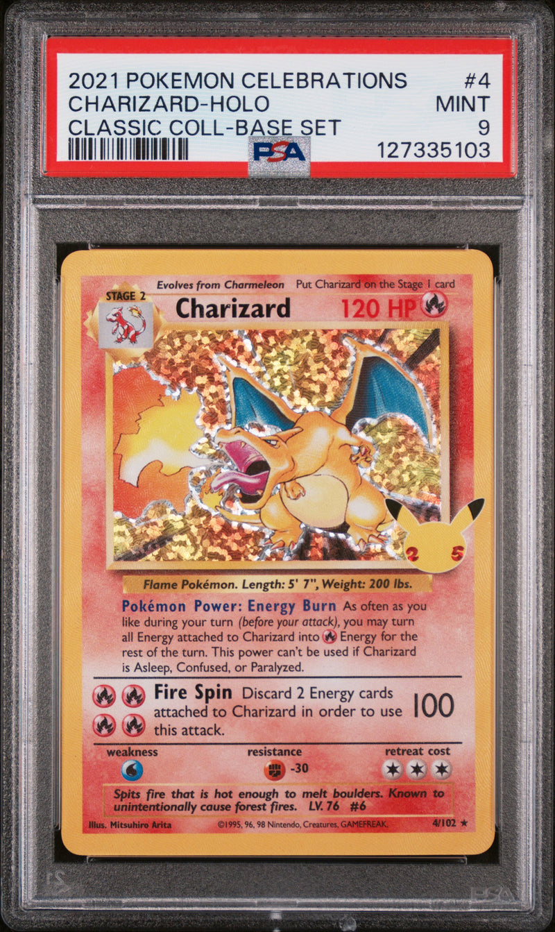 PSA 9 - Charizard Classic Collection Holo