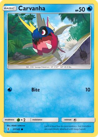 Carvanha 027  SM  Guardians Rising - Common