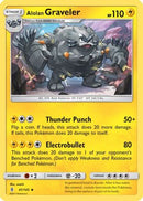 Alolan Graveler 041/145  - Reverse Holofoil SM  Guardians Rising - Uncommon