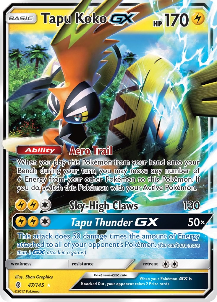 Tapu Koko GX [SM02 - 47/145]