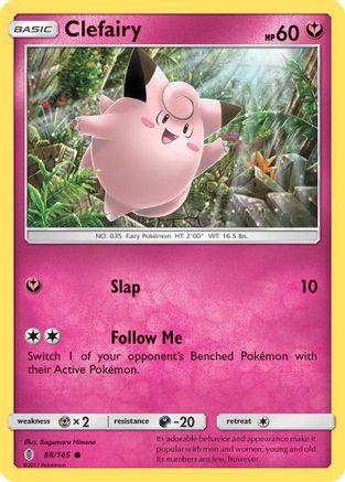 Clefairy 088/145 SM  Guardians Rising - Common
