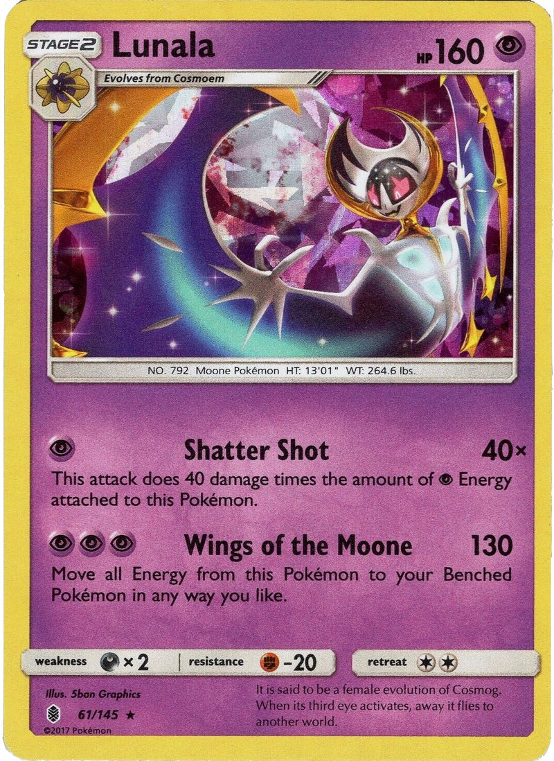 Lunala - 61/145 (Cracked Ice Holo) [PR - 061/145]