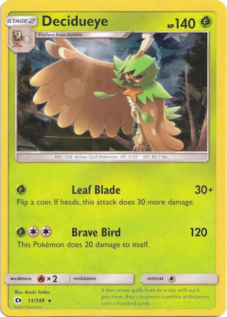 Decidueye Cracked Ice Holo [PR - 011/149]