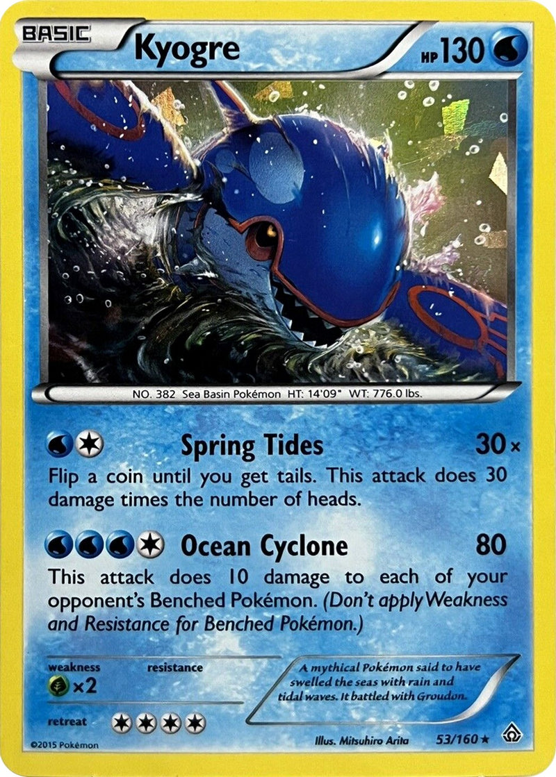 Kyogre - 53/160 (Cracked Ice Holo) [PR - 053/160]