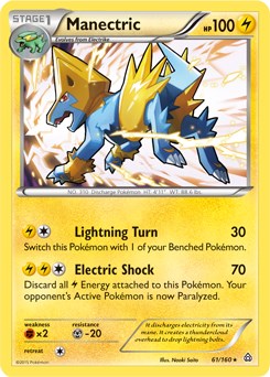 Manectric - 61/160 (XY Primal Clash) [PR - 061/160]