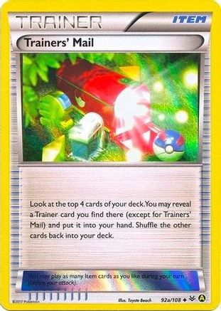 Trainers' Mail 92a/108  - Holofoil Alternate Art Promos - Promo