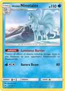 Alolan Ninetales 028/147  SM  Burning Shadows - Rare