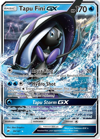 Tapu Fini GX [SM03 - 39/147]