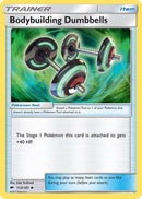 Bodybuilding Dumbbells 113/147  - Reverse Holofoil SM  Burning Shadows - Uncommon