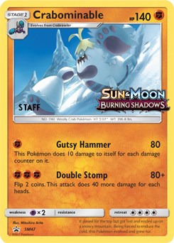 Crabominable Prerelease Staff [SMP - 047]