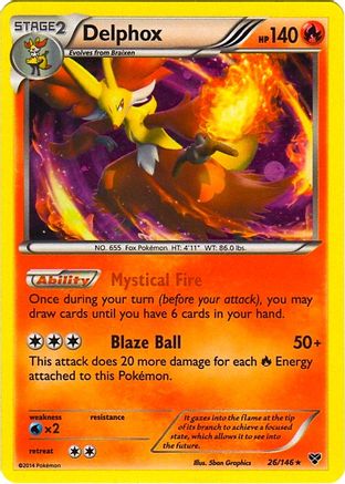 Delphox 026/146  - Holofoil Blister Exclusives - Promo