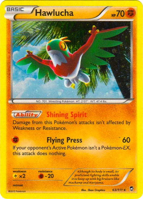 Hawlucha - 63/111 (Cosmos Holo) [BLE - 063/111]