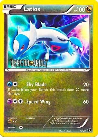 Latios - 10/20 (Dragon Vault) [BLE - 010/020]