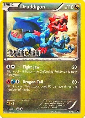 Druddigon - 17/20 (Dragon Vault) [BLE - 017/020]