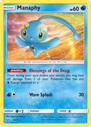Manaphy 025/73  - Holofoil Shining Legends - Holo Rare