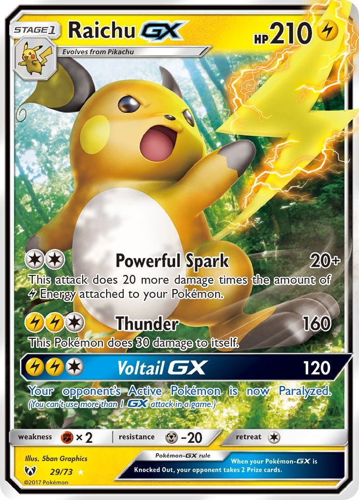 Raichu GX [SHL - 29/73]