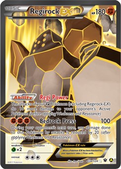 Regirock EX 43a [PR - 043a/124]