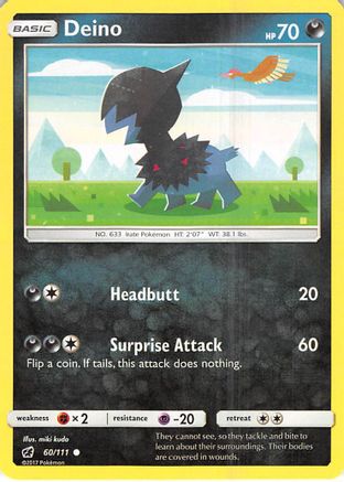 Deino 060/111 SM  Crimson Invasion - Common