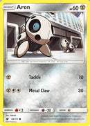 Aron 065/111  - Reverse Holofoil SM  Crimson Invasion - Common