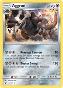 Aggron 067/111  - Holofoil SM  Crimson Invasion - Holo Rare